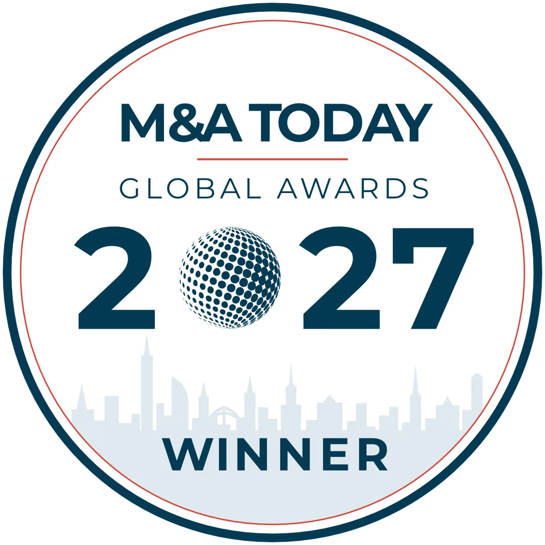 M&A Today Global Awards 2027 winner logo.